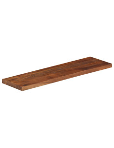 Piano Tavolo 100x40x3,8 cm Rettangolare in Massello di Recupero