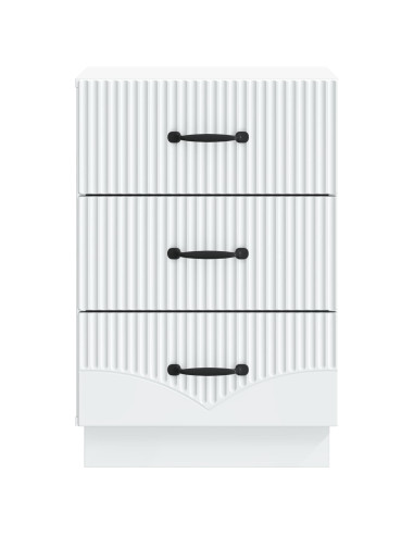Armadio da Notte Bianco 43 x 41 x 63,5 cm Legno ingegnerizzato