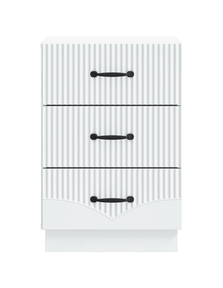 Armadio da Notte Bianco 43 x 41 x 63,5 cm Legno ingegnerizzato