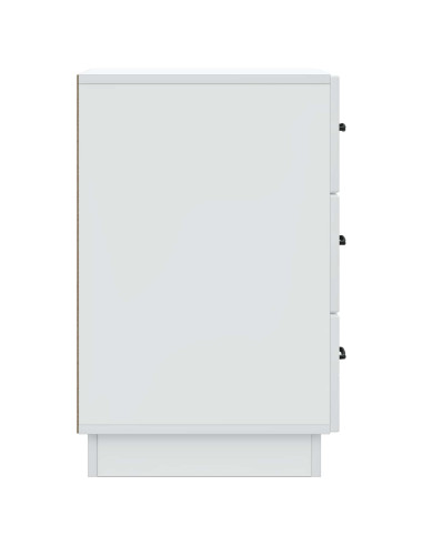 Armadio da Notte Bianco 43 x 41 x 63,5 cm Legno ingegnerizzato