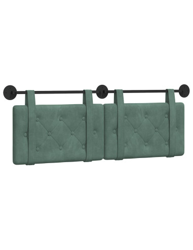 Testata appesa Verde Mare 150 x 55 x 5 cm Velluto