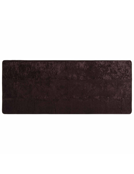 Runner Tappeto MARSA Antracite 200 x 100 cm Poliestere e PVC