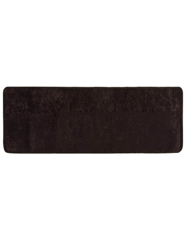 Runner Tappeto MARSA Antracite 250 x 100 cm Poliestere e PVC