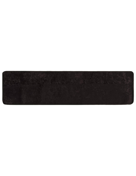Runner Tappeto MARSA Antracite 450 x 100 cm Poliestere e PVC
