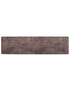 Runner Tappeto MARSA Grigio 200 x 50 cm Poliestere e PVC 2