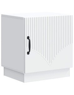 Comodino Bianco 43 x 34,5 x 47 cm Legno ingegnerizzato