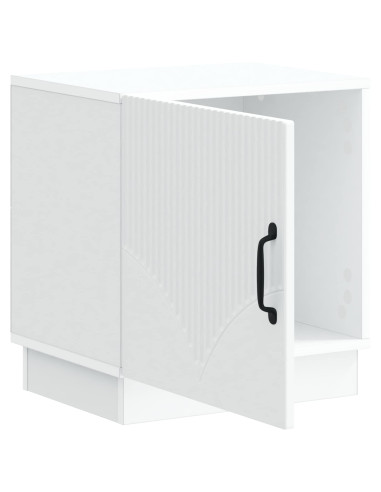 Comodino Bianco 43 x 34,5 x 47 cm Legno ingegnerizzato