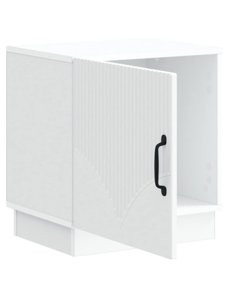 Comodino Bianco 43 x 34,5 x 47 cm Legno ingegnerizzato