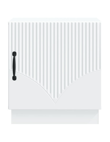 Comodino Bianco 43 x 34,5 x 47 cm Legno ingegnerizzato