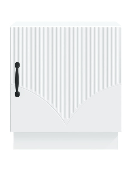 Comodino Bianco 43 x 34,5 x 47 cm Legno ingegnerizzato