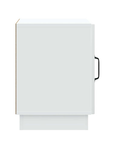 Comodino Bianco 43 x 34,5 x 47 cm Legno ingegnerizzato