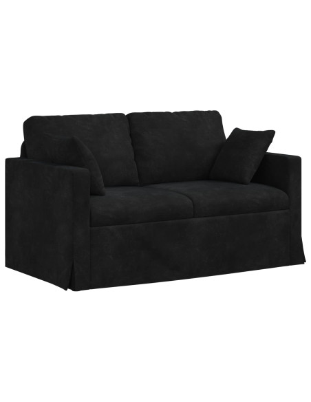 Set di divani 2 pcs Nero 138 x 78 x 80 cm Velluto