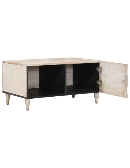 Tavolino da salotto Bianco 80 x 50 x 40 cm
