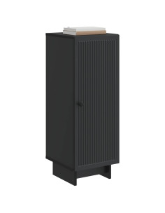 Armadietto Nero 33 x 34,5 x 90 cm Legno ingegnerizzato 2
