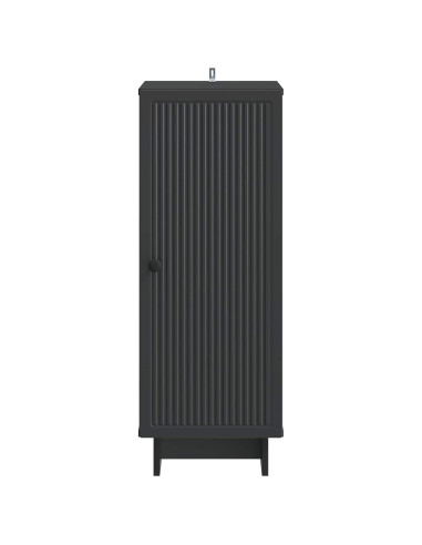 Armadietto Nero 33 x 34,5 x 90 cm Legno ingegnerizzato