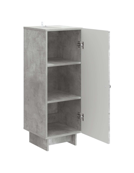 Armadietto Grigio Cemento 33 x 34,5 x 90 cm