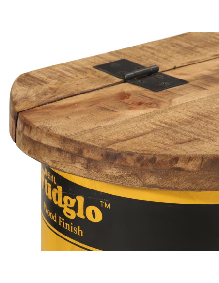 Panca Portaoggetti/Credenza 120x30x40cm Legno Massello Recupero