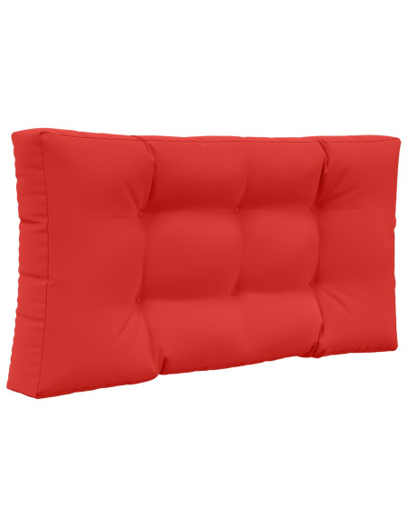 Cuscino per divano da esterno 2 pcs Rosso Poliestere