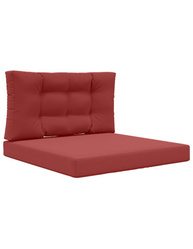 Cuscino per divano da esterno 2 pcs Rosso vino Poliestere