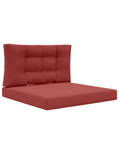 Cuscino per divano da esterno 2 pcs Rosso vino Poliestere
