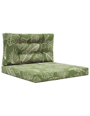 Cuscino per divano da esterno 2 pcs Design a foglia Poliestere