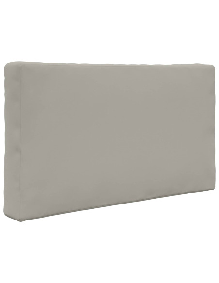 Cuscino per divano da esterno 3 pcs Grigio Poliestere