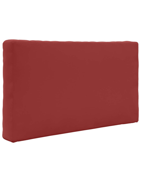 Cuscino per divano da esterno 3 pcs Rosso vino Poliestere