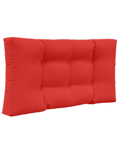 Cuscino per divano da esterno 3 pcs Rosso Poliestere