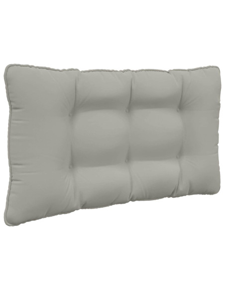 Cuscino per divano da esterno 2 pcs Grigio Poliestere