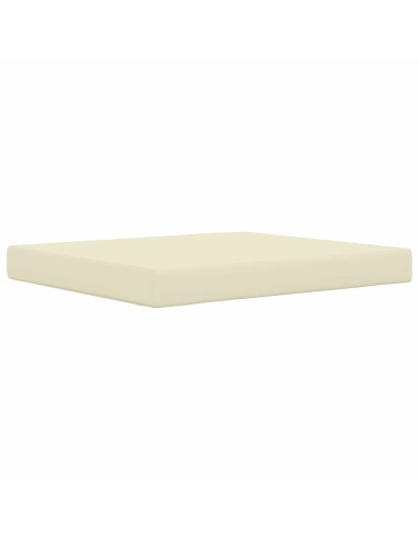 Cuscino per divano da esterno 2 pcs Crema Poliestere