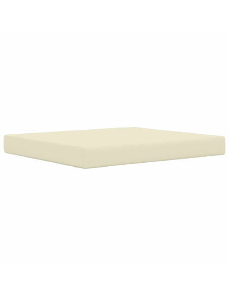 Cuscino per divano da esterno 2 pcs Crema Poliestere