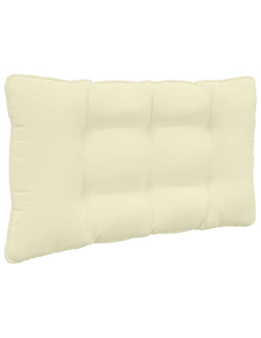 Cuscino per divano da esterno 2 pcs Crema Poliestere