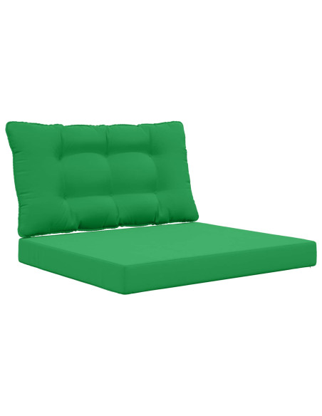 Cuscino per divano da esterno 2 pcs Verde Poliestere