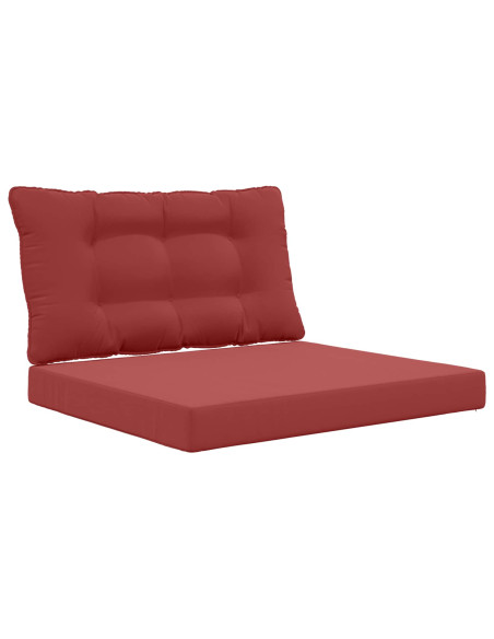Cuscino per divano da esterno 2 pcs Rosso vino Poliestere