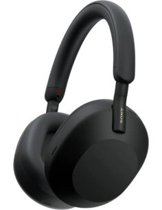 Sony Cuffie Wir/BT NoiseC WH-1000XM5SA Soft Case Alexa Google Siri Black