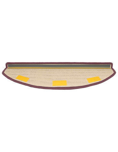 Tappetini per scale autoadesivi 15 pcs Viola scuro