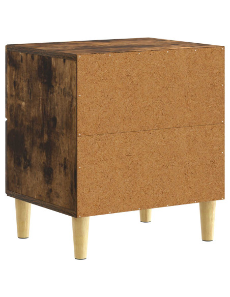 Comodino Rovere Fumo 43 x 34,5 x 48 cm Legno ingegnerizzato