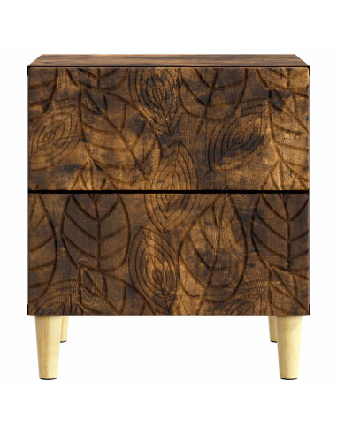 Comodino 2 pcs Rovere Fumo 43 x 34,5 x 48 cm