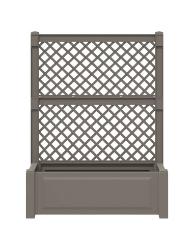 Vaso Grande con Direzione 2 pcs Grigio 143 x 143 x 133,5 cm PP