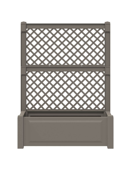 Vaso Grande con Direzione 2 pcs Grigio 143 x 143 x 133,5 cm PP