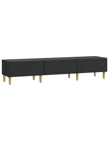 Mobile TV 147 x 34,5 x 30 cm Nero Legno ingegnerizzato