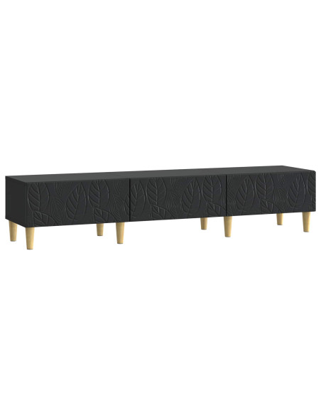 Mobile TV 147 x 34,5 x 30 cm Nero Legno ingegnerizzato