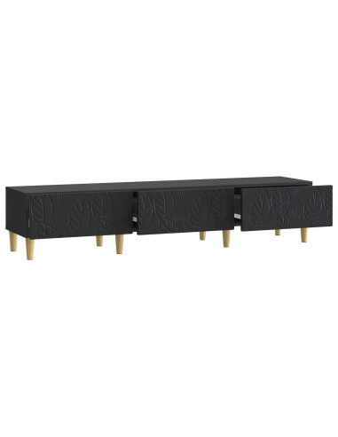 Mobile TV 147 x 34,5 x 30 cm Nero Legno ingegnerizzato