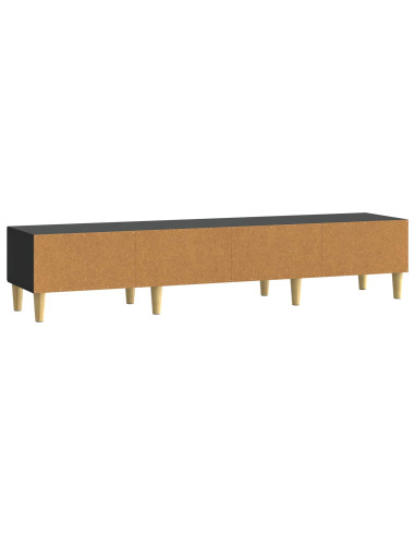 Mobile TV 147 x 34,5 x 30 cm Nero Legno ingegnerizzato