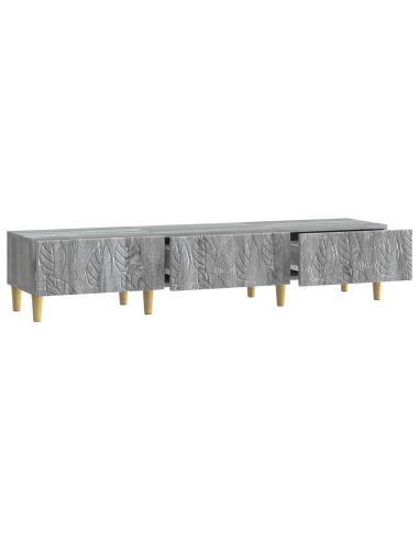 Mobile TV 147 x 34,5 x 30 cm Sonoma grigio Legno ingegnerizzato