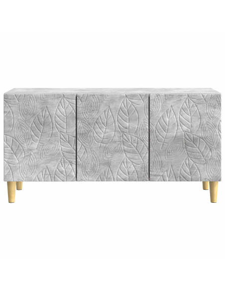 Mobile TV 99 x 34,5 x 50 cm Grigio Cemento Legno ingegnerizzato