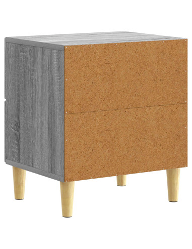 Comodino Sonoma grigio 43 x 34,5 x 48 cm Legno ingegnerizzato