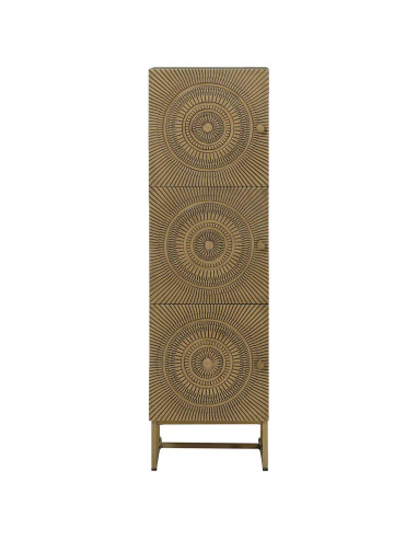 Credenza Ottone 35 x 30 x 120 cm