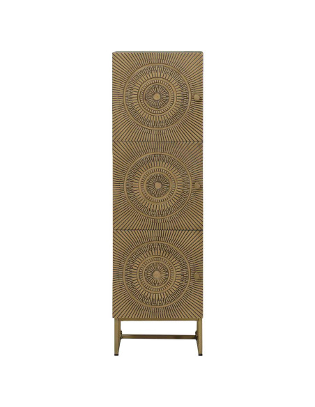 Credenza Ottone 35 x 30 x 120 cm