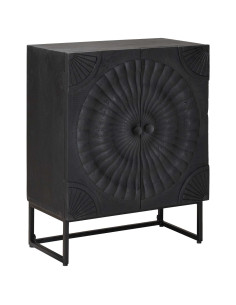 Credenza Nero 55 x 30 x 70 cm 2